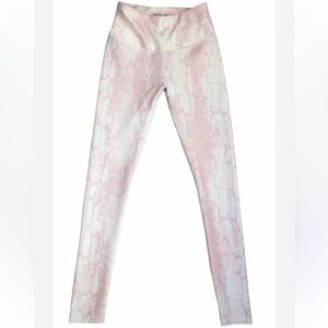 CALIA by Carrie underwood Pink and White python snakeskin Leggings NWOT